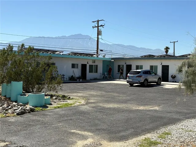 a car parked in front of building