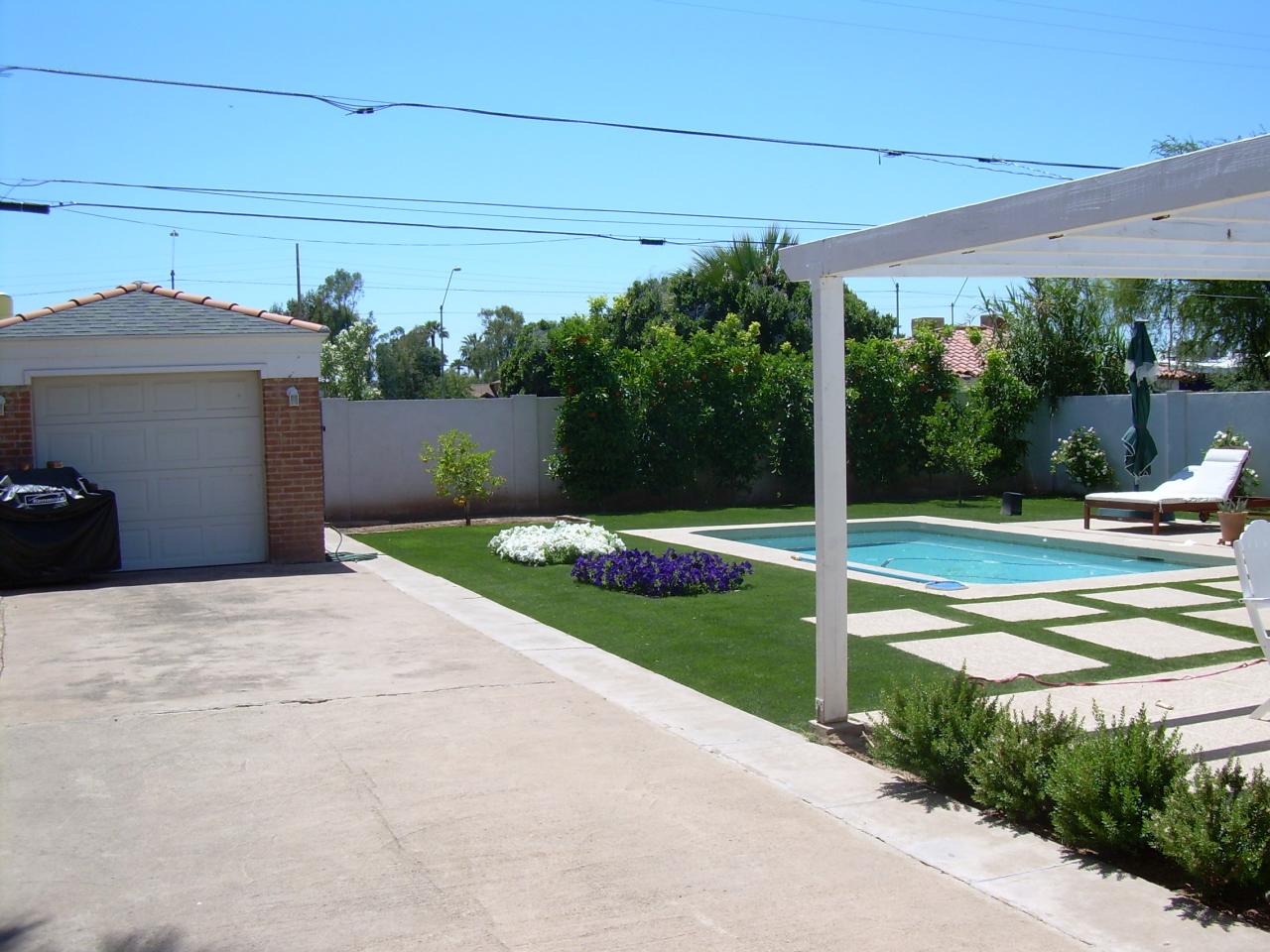 513 West Almeria Road Phoenix, AZ 85003 - Photo 12 of 18 backyard/garage