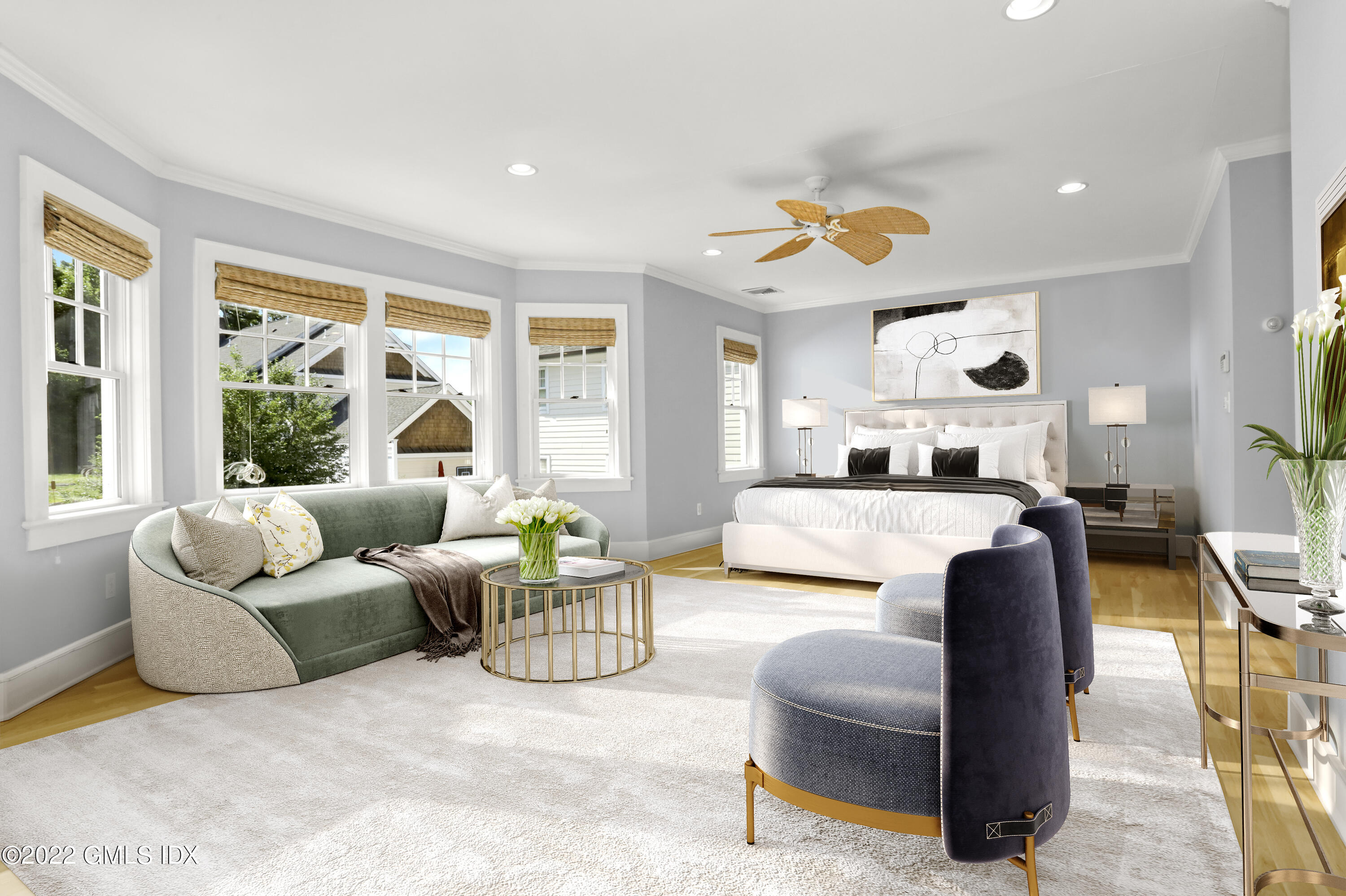 46 Orchard Place Greenwich, CT 06830 - Photo 16 of 28 Alexandra-46 Orchard Pl-Bedroom-staged-V