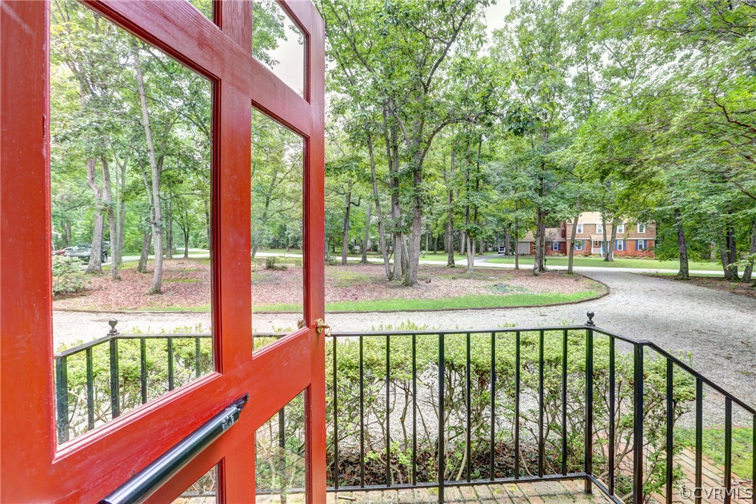 1970 Castlebridge Road Midlothian, VA 23113 - Photo 3 of 28 a view of outdoor space with deck and trees