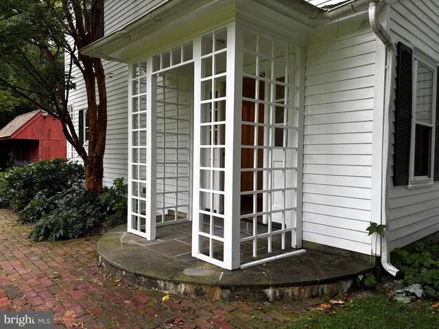 a view of front door