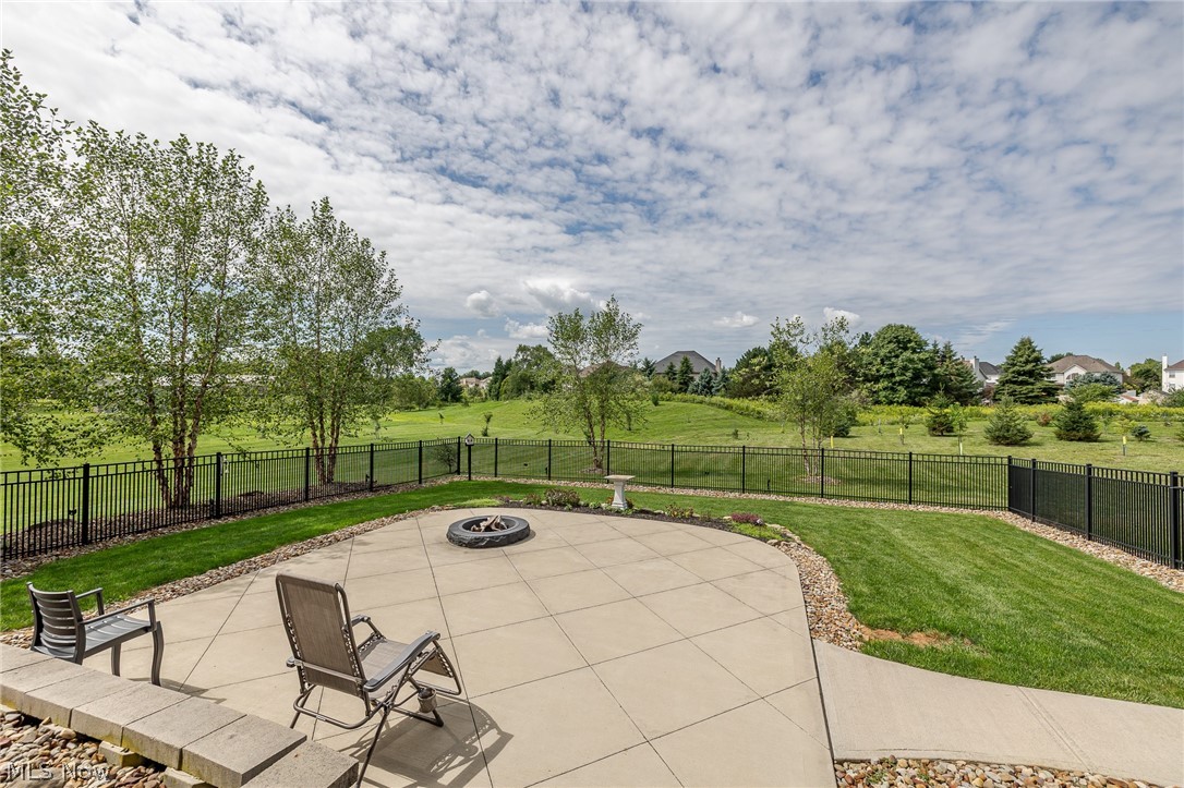 5502 Broadview Road Richfield, OH 44286 - Photo 38 of 49 Patio with firepit ara