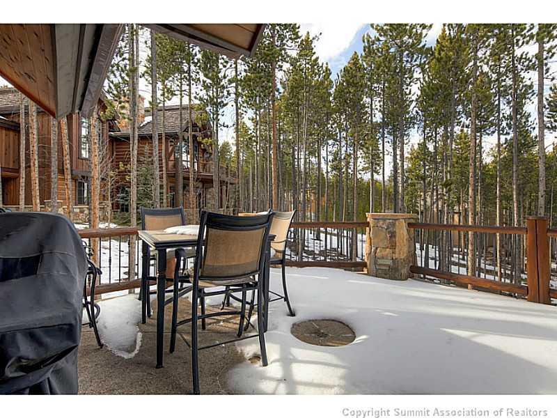 312 Timbertrail Road Breckenridge, CO 80424 - Photo 22 of 25 a view of a patio with a table chairs and backyard