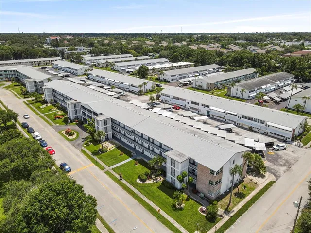 a view of a city with tall buildings