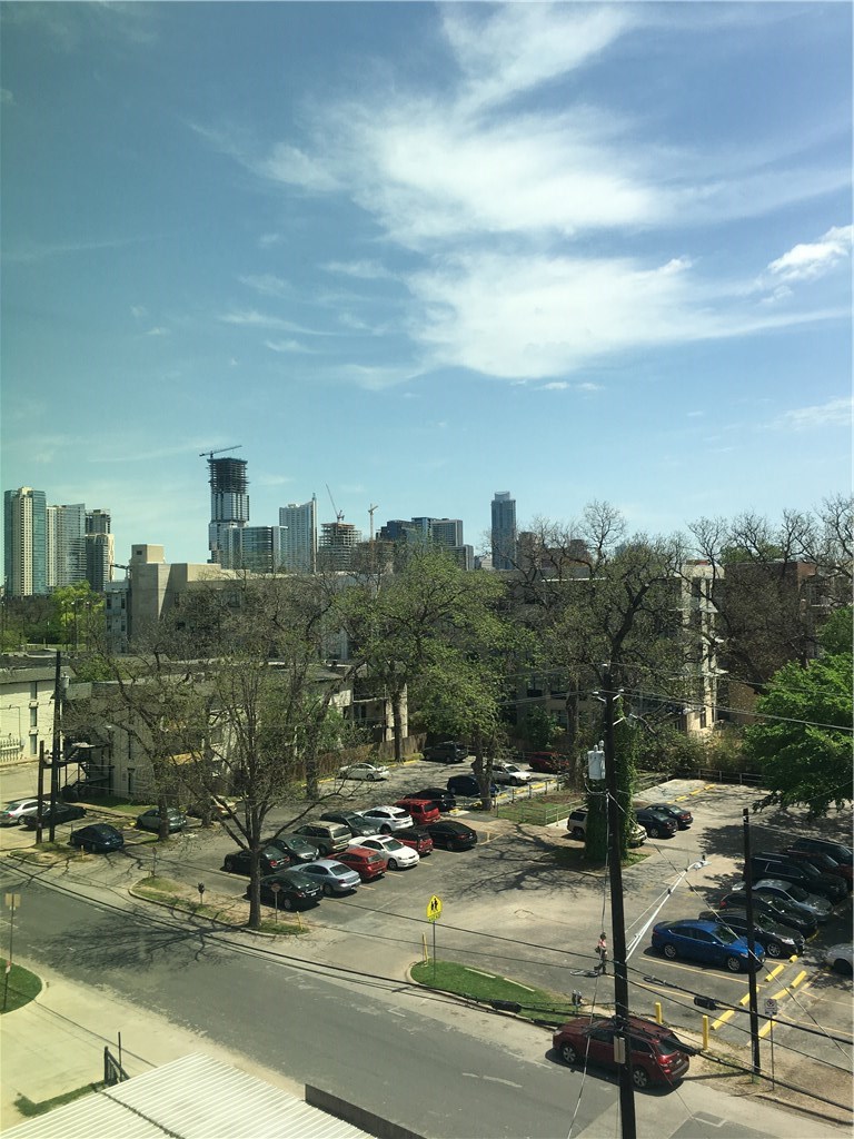 1900 Barton Springs Road, Unit 5004 Austin, TX 78704 - Photo 16 of 16 Downtown view from wall of windows in the living area.