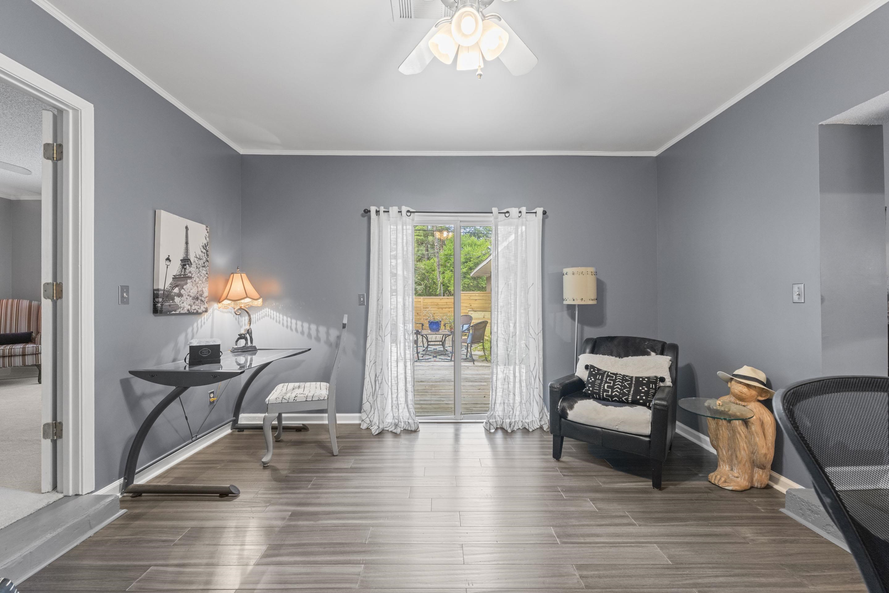 219 North Rose Road Memphis, TN 38117 - Photo 13 of 30 The home office—with its own sliding glass doors—offers both privacy and inspiration for remote work.