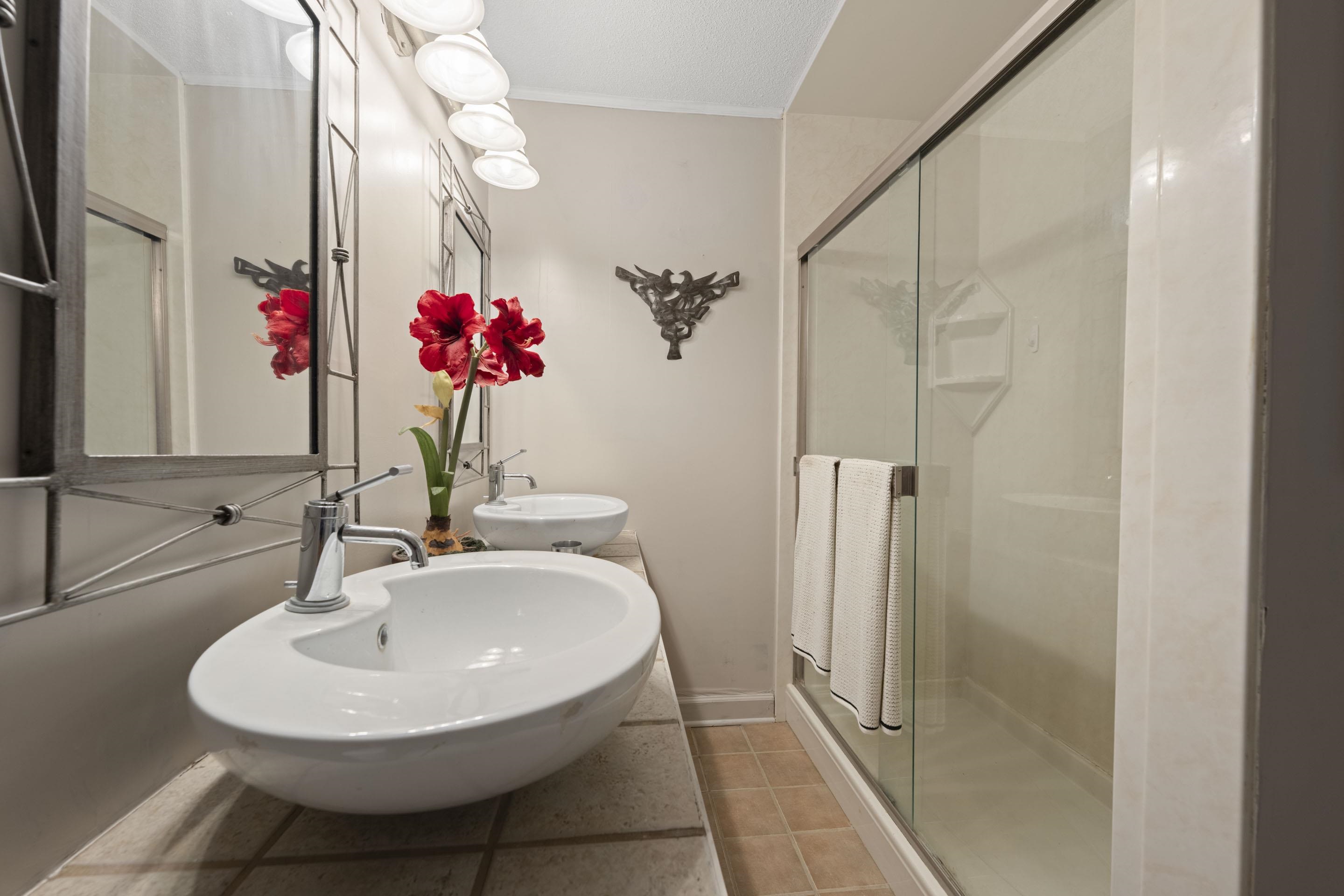 219 North Rose Road Memphis, TN 38117 - Photo 18 of 30 Spacious walk-in shower—designed for comfort and style.