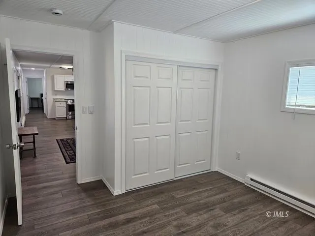 wooden floor in an empty room