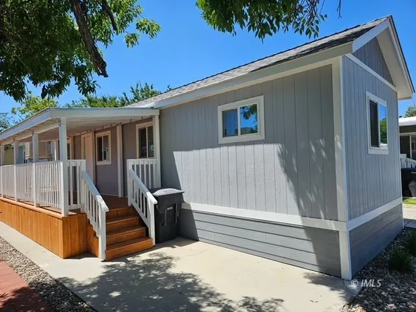 a view of outdoor space with deck and a garden