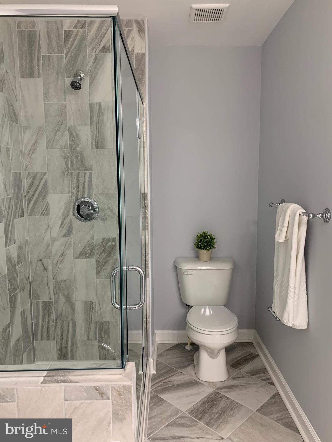 8257 WB&A Road Severn, MD 21144 - Photo 41 of 58 Seamless Shower Door and Toilet