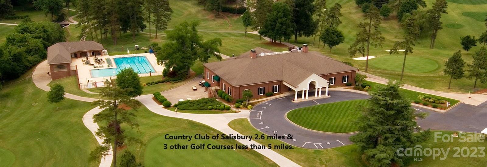 121 Hawkins Loop Salisbury, NC 28144 - Photo 19 of 31 an aerial view of a house with swimming pool and large trees