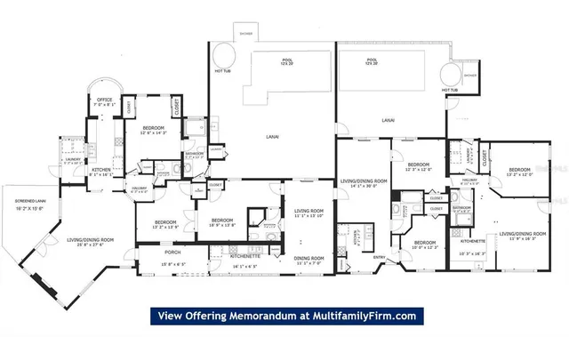 a room with furniture a rug potted plant and a large window