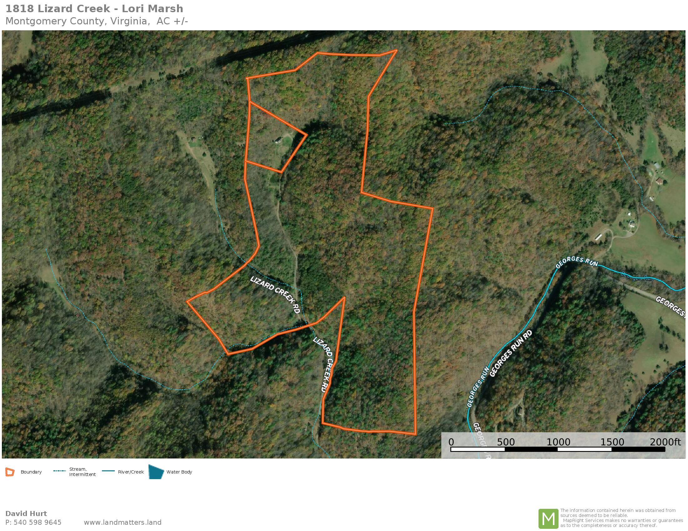 1818 Lizard Creek Road Shawsville, VA 24162 - Photo 56 of 62 Map- Fall Aerial