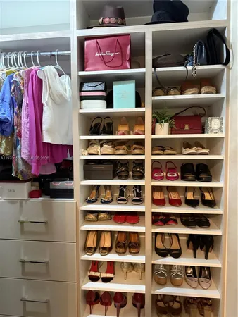 a room with lots of different colored cloths