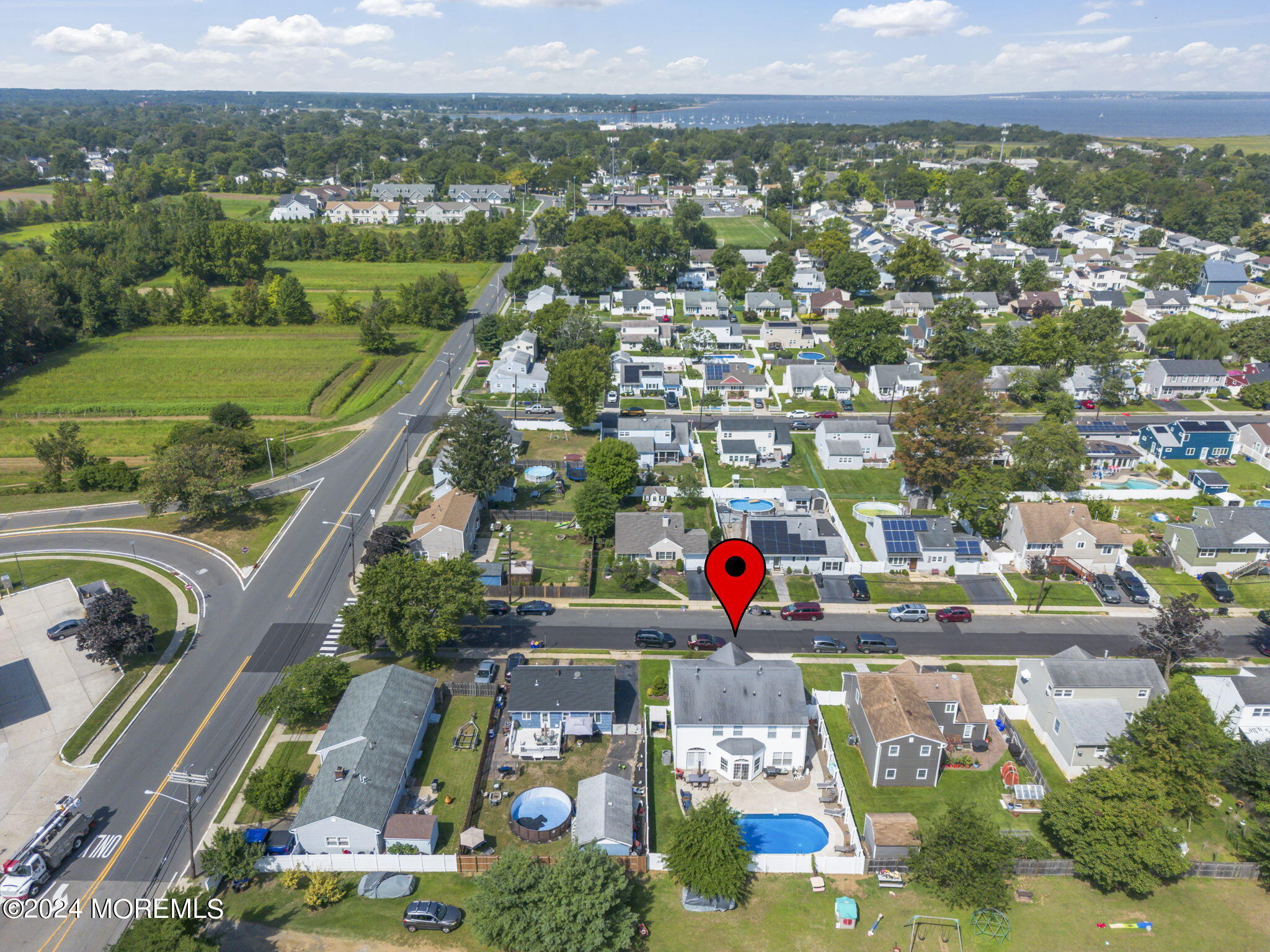 4 Anderson Street Union Beach, NJ 07735 - Photo 46 of 51 aerial with marker