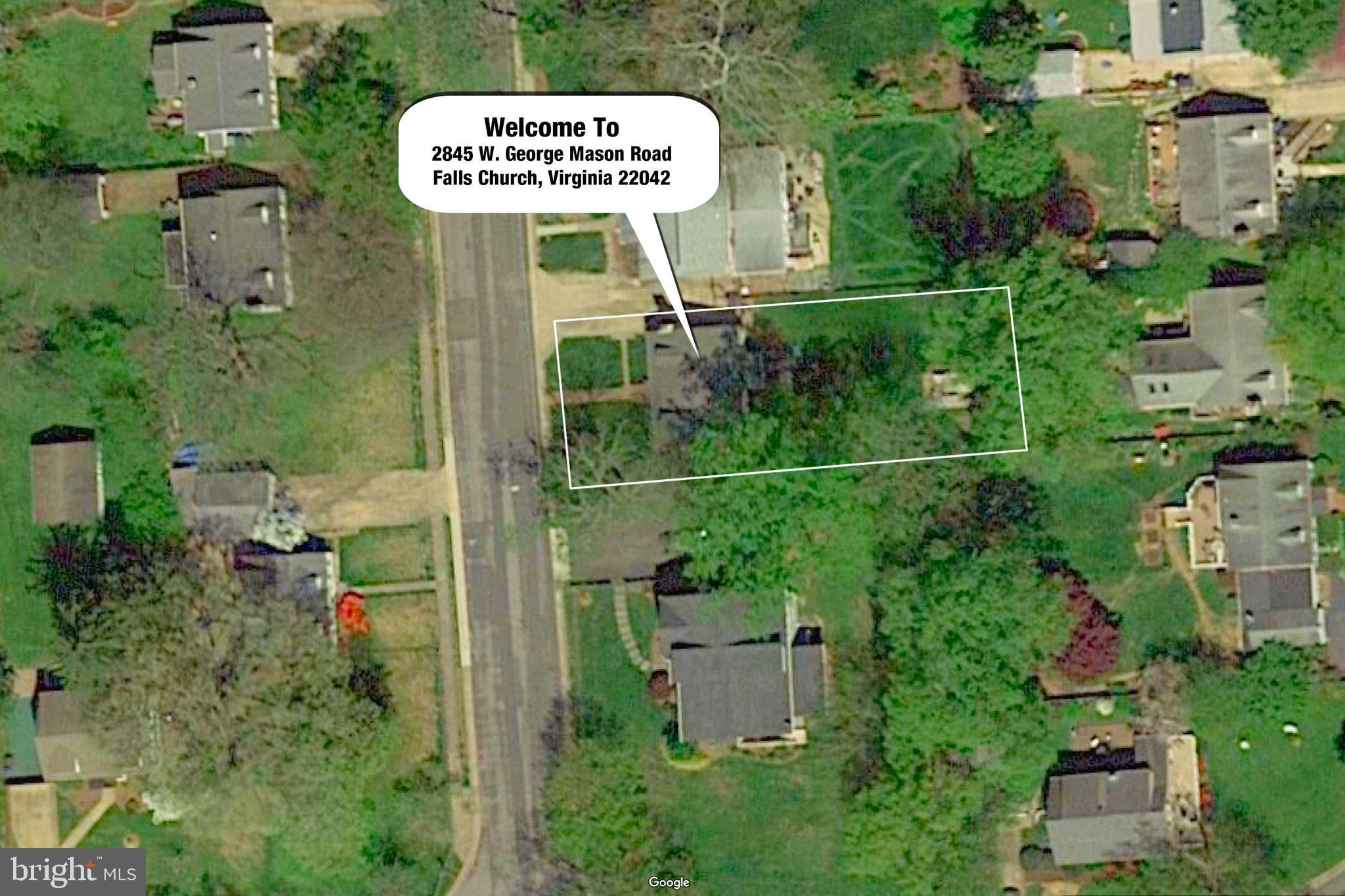 2845 West George Mason Road Falls Church, VA 22042 - Photo 29 of 34 Aerial View