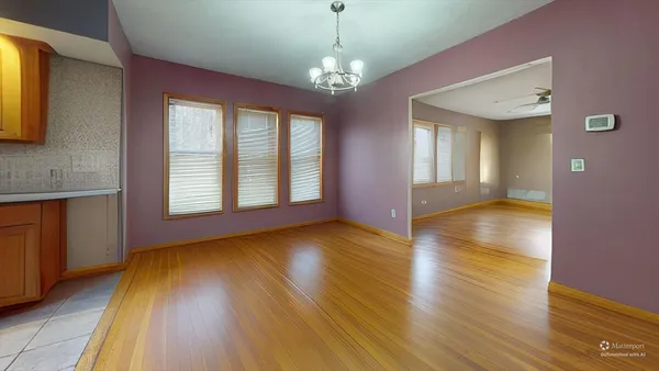 a view of livingroom with hardwood floor and window