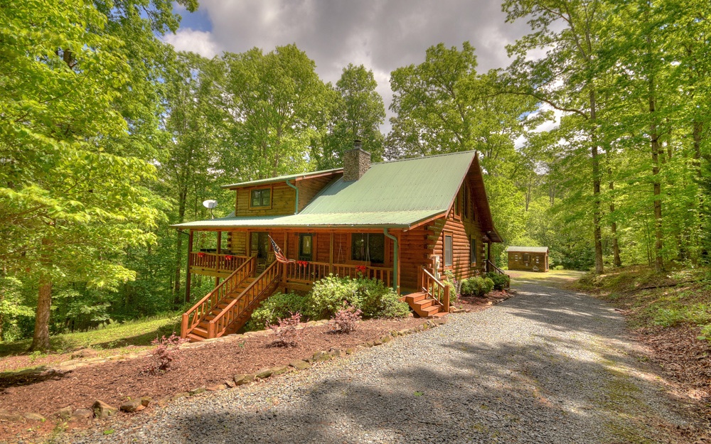 479 Branch Creek Road Blue Ridge, GA 30513 - Photo 1 of 1 a view of a house with backyard