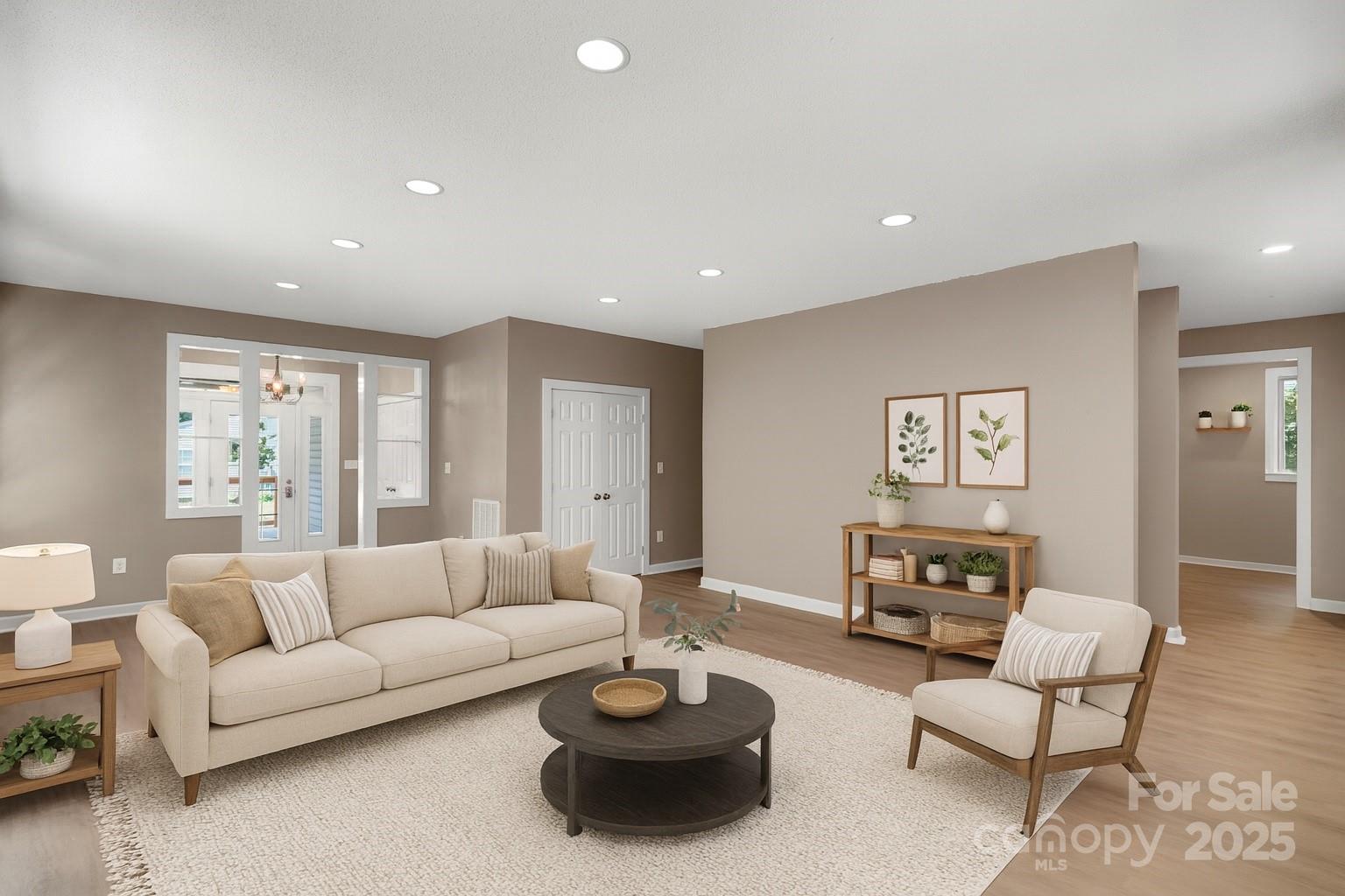 3333 Roberta Road Concord, NC 28027 - Photo 12 of 47 a living room with furniture and a large window