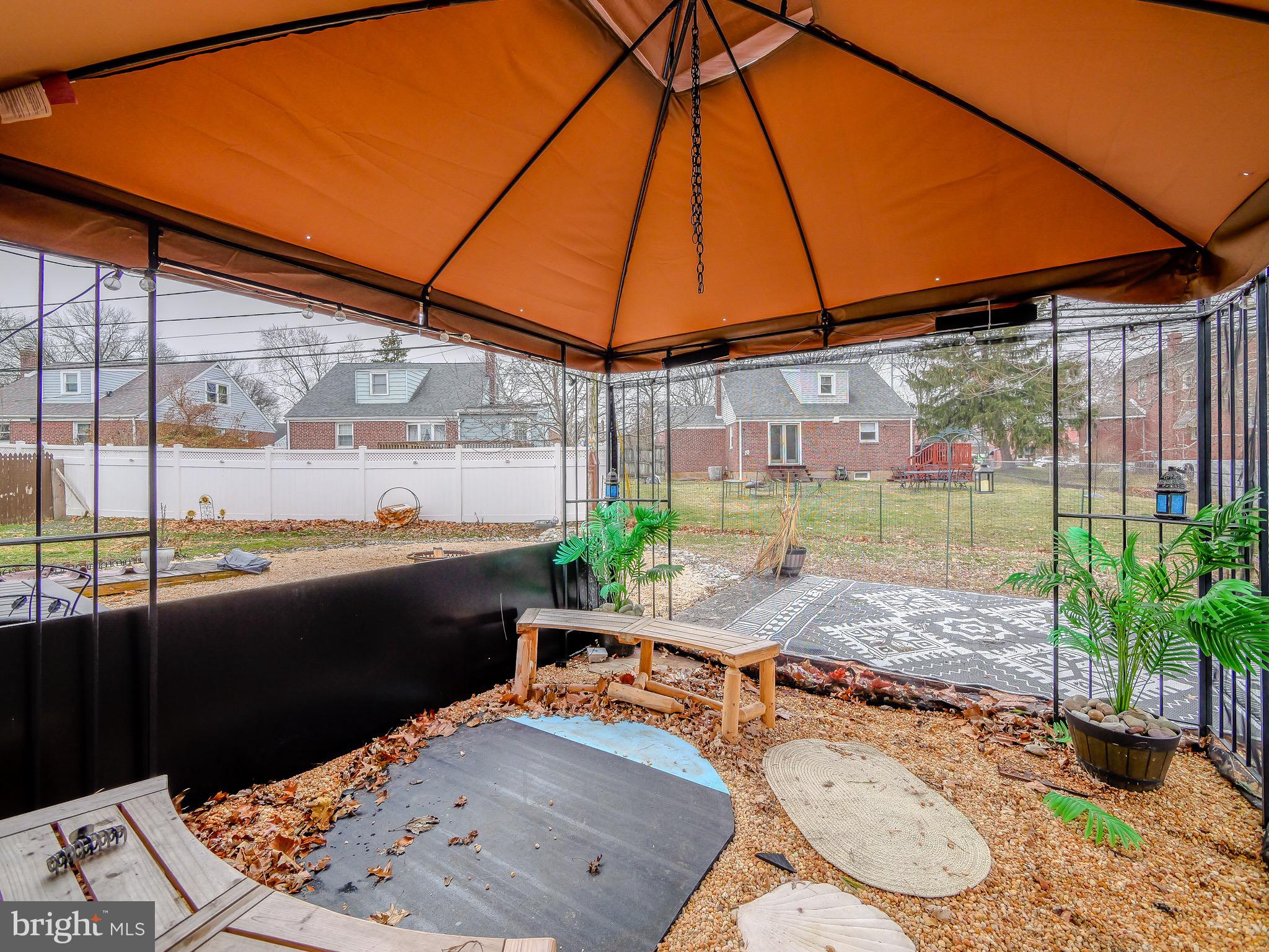 520 Lindsay Street Ridley Park, PA 19078 - Photo 39 of 53 a backyard of a house with seating space