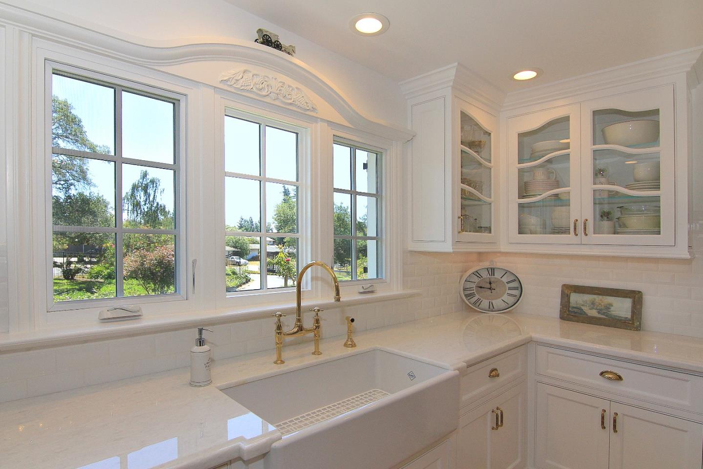 155 Wheelock Road Watsonville, CA 95076 - Photo 12 of 36 a bathroom with a sink and a large mirror