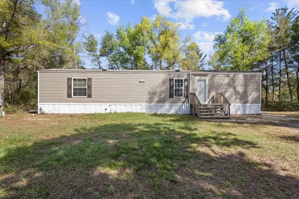 a view of outdoor space with garden
