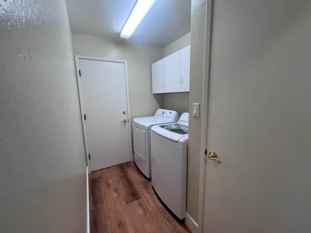 a room with storage and utility