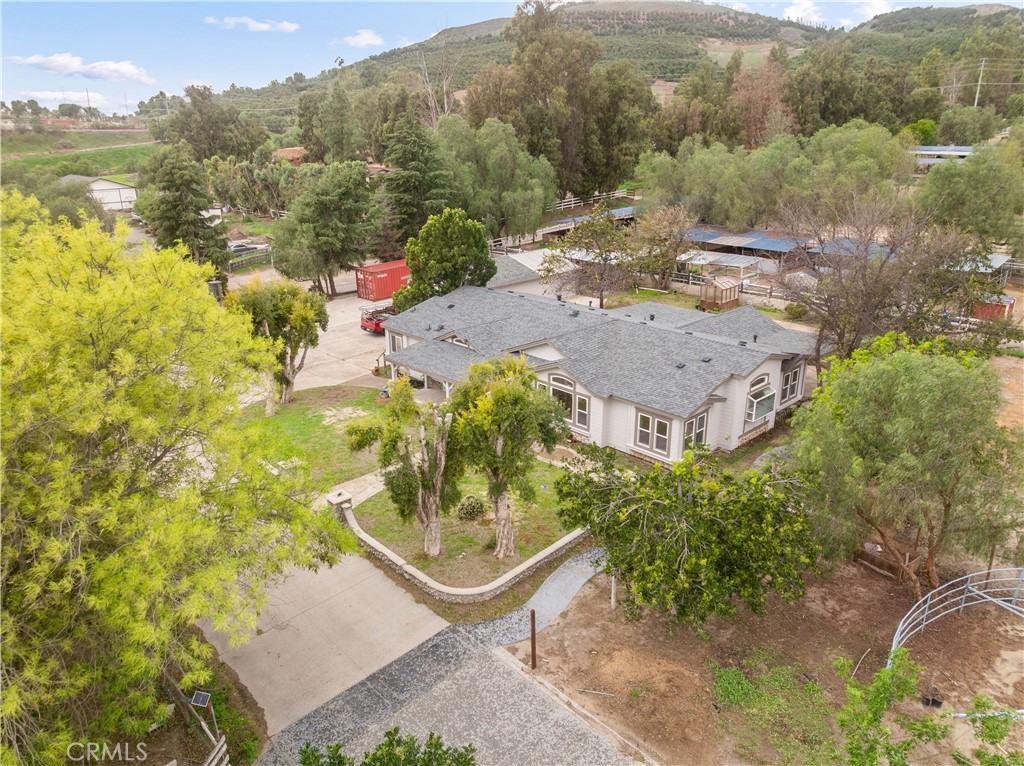 15608 Tierra Rejada Road Moorpark, CA 93021 - Photo 34 of 34 an aerial view of a house with a yard and lake view