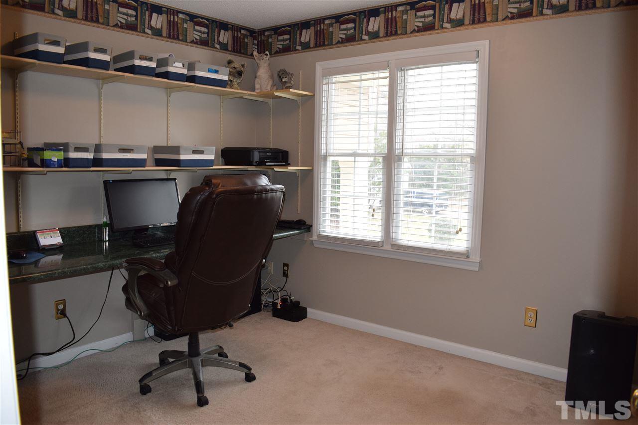 5200 Calverton Drive Raleigh, NC 27613 - Photo 17 of 25 Fourth bedroom is currently being used as an office.