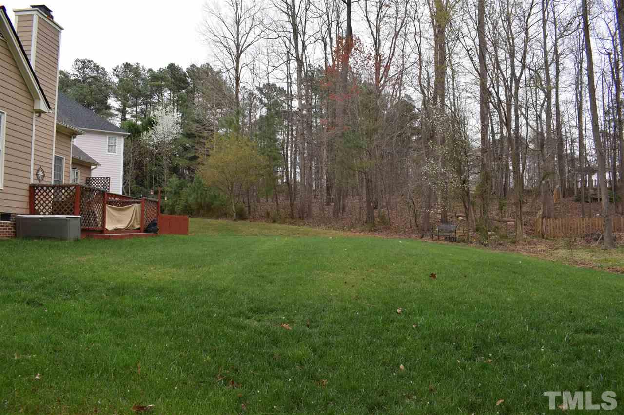 5200 Calverton Drive Raleigh, NC 27613 - Photo 23 of 25 Another view of the back yard.