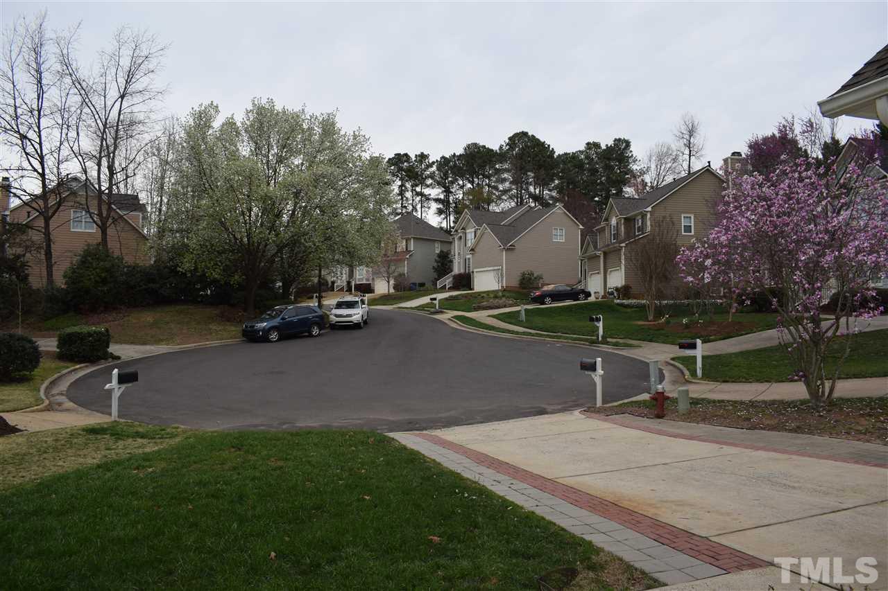 5200 Calverton Drive Raleigh, NC 27613 - Photo 25 of 25 View from the front porch showing the cul-de-sac.