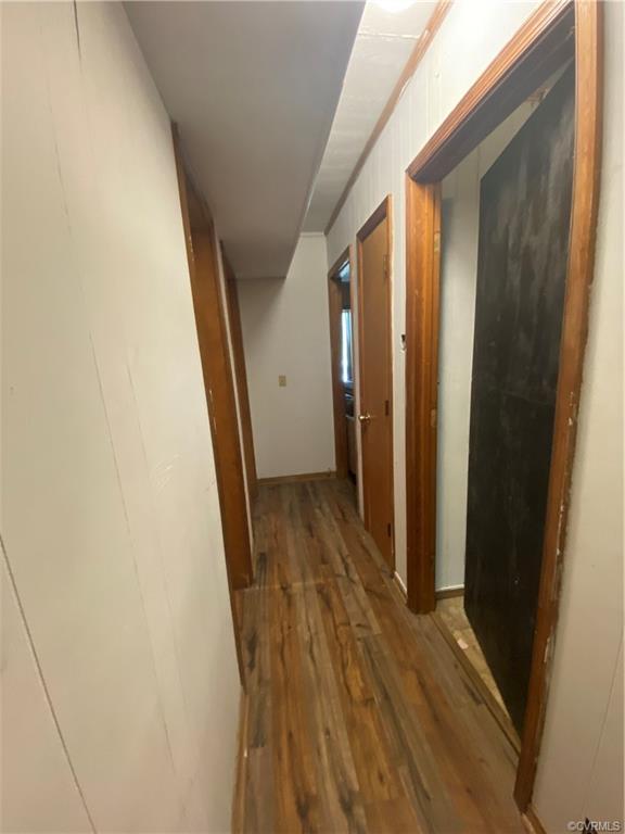 241 Nottoway Falls Road Kenbridge, VA 23944 - Photo 21 of 29 a view of hallway with wooden floor