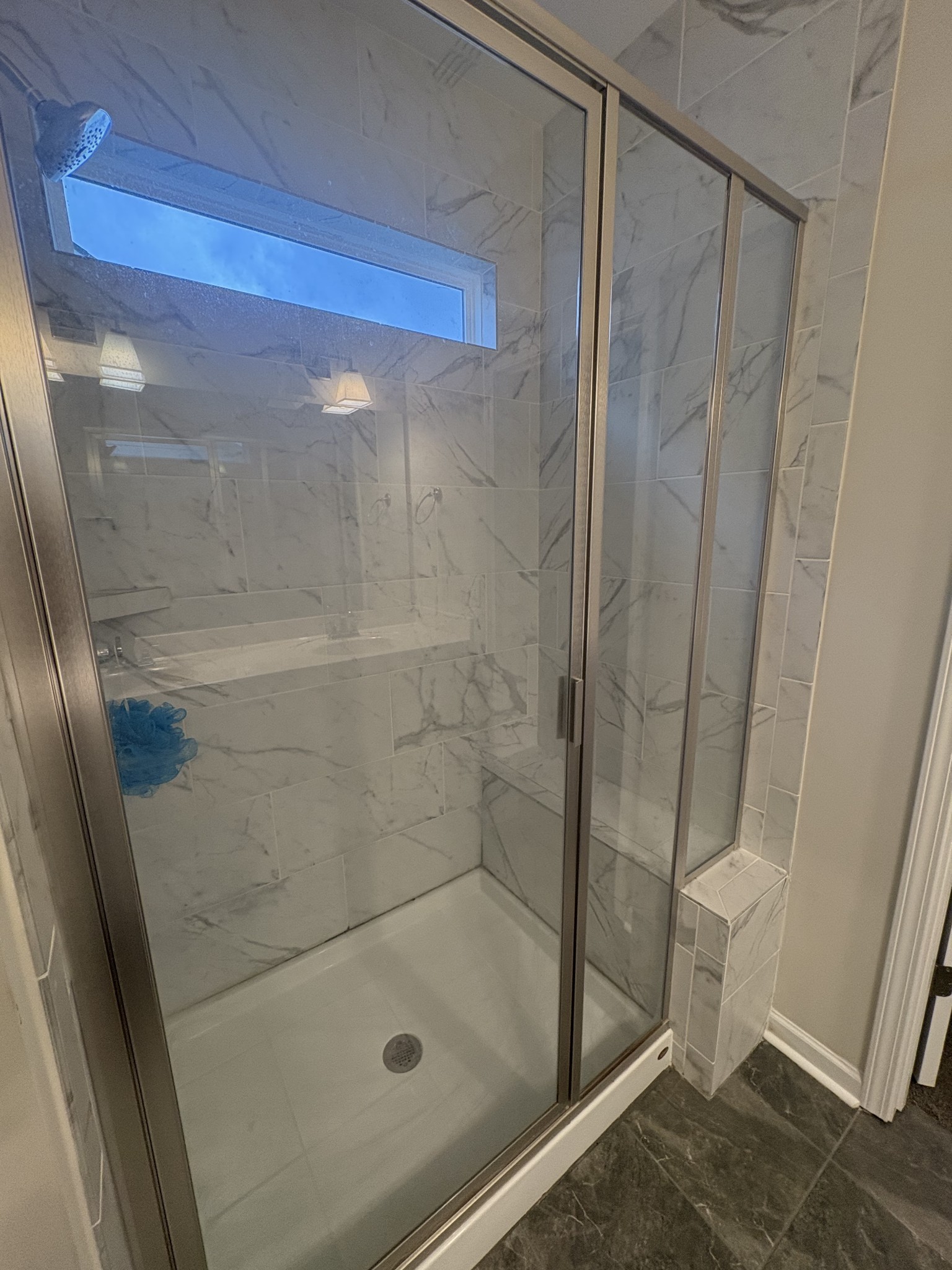 422 Butler Road Mount Juliet, TN 37122 - Photo 23 of 28 a bathroom with a glass shower door