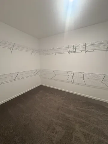 a view of a room with an empty space