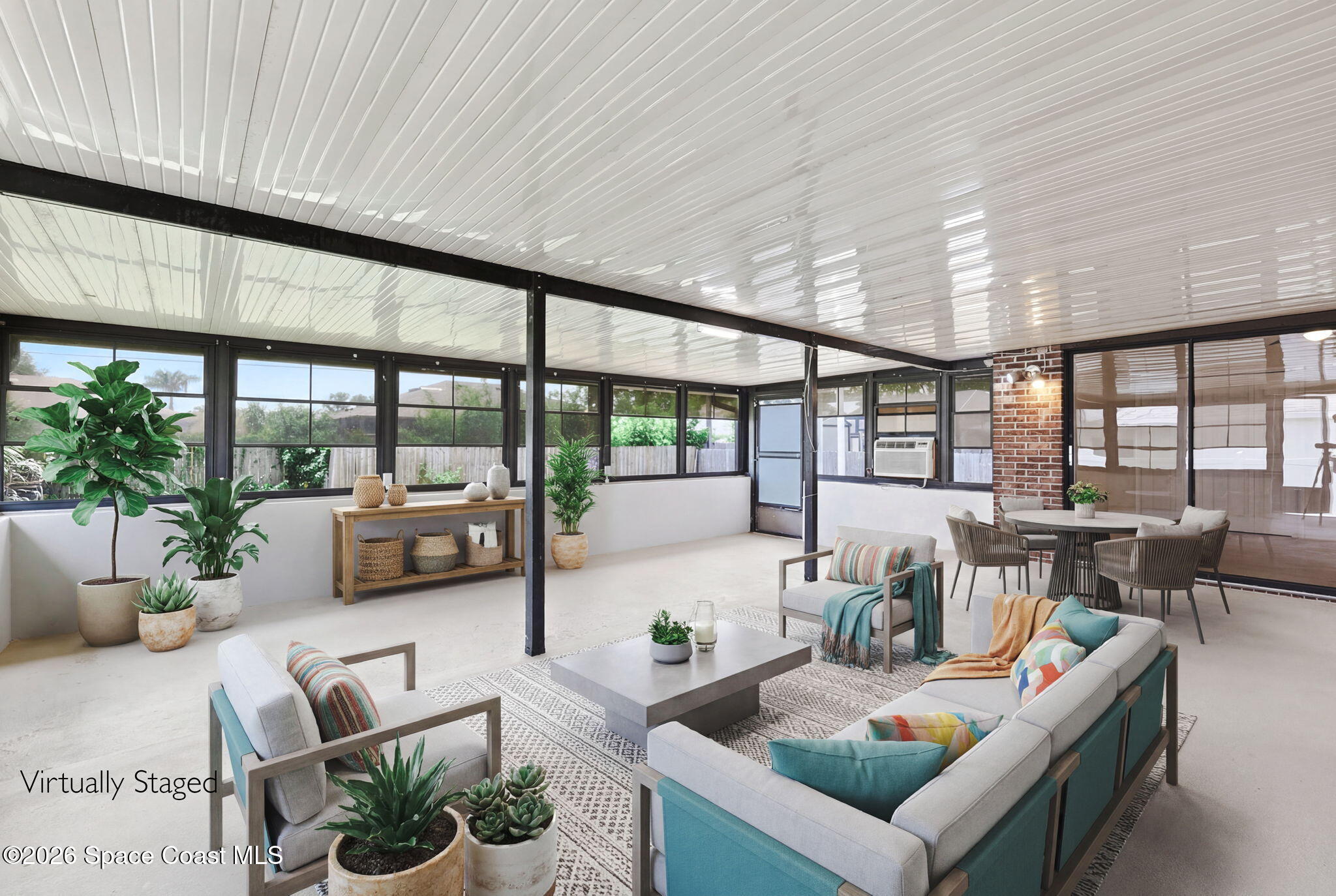 Back Porch Staged