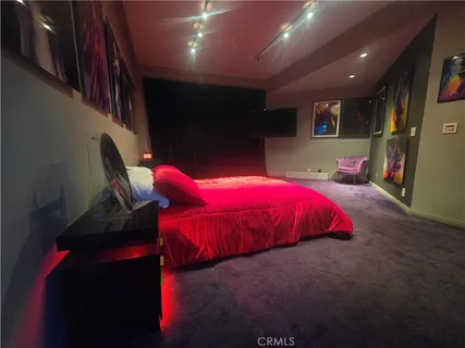 a view of balcony with furniture