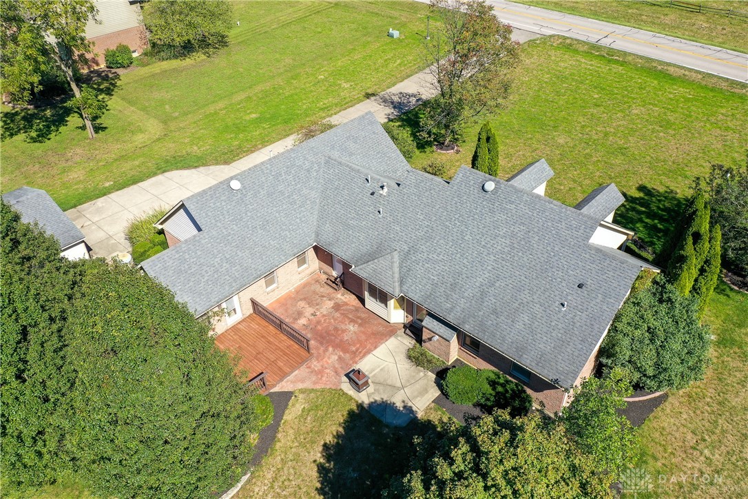991 Mead Road Bellbrook, OH 45305 - Photo 63 of 63 Aerial patio, deck