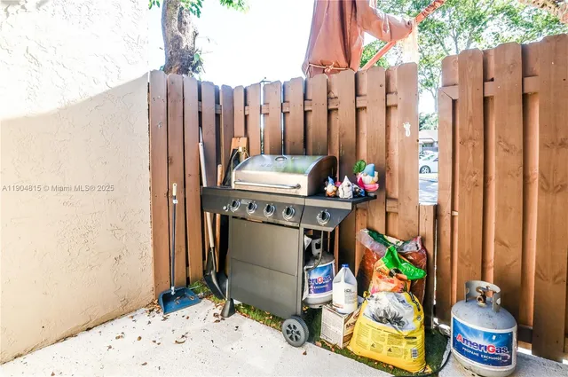 a view of outdoor space and deck area