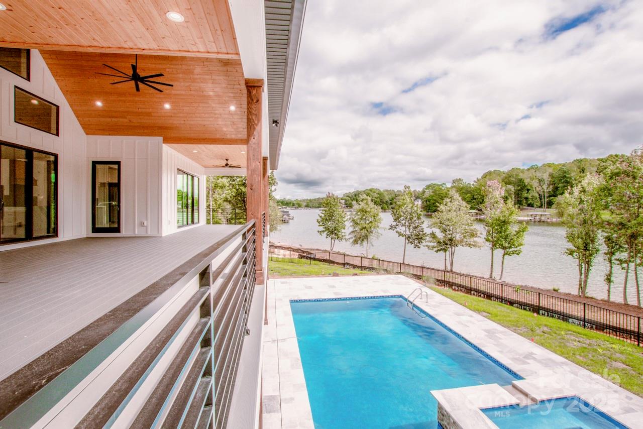 110 Emmaline Court Troutman, NC 28166 - Photo 25 of 40 a view of swimming pool with a balcony