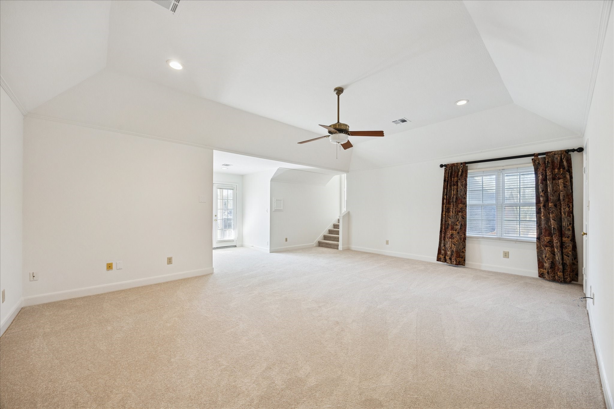 6611 Riva Ridge Drive Richmond, TX 77406 - Photo 31 of 46 An oversized game room provides access to the guest quarters and a rear balcony entrance.