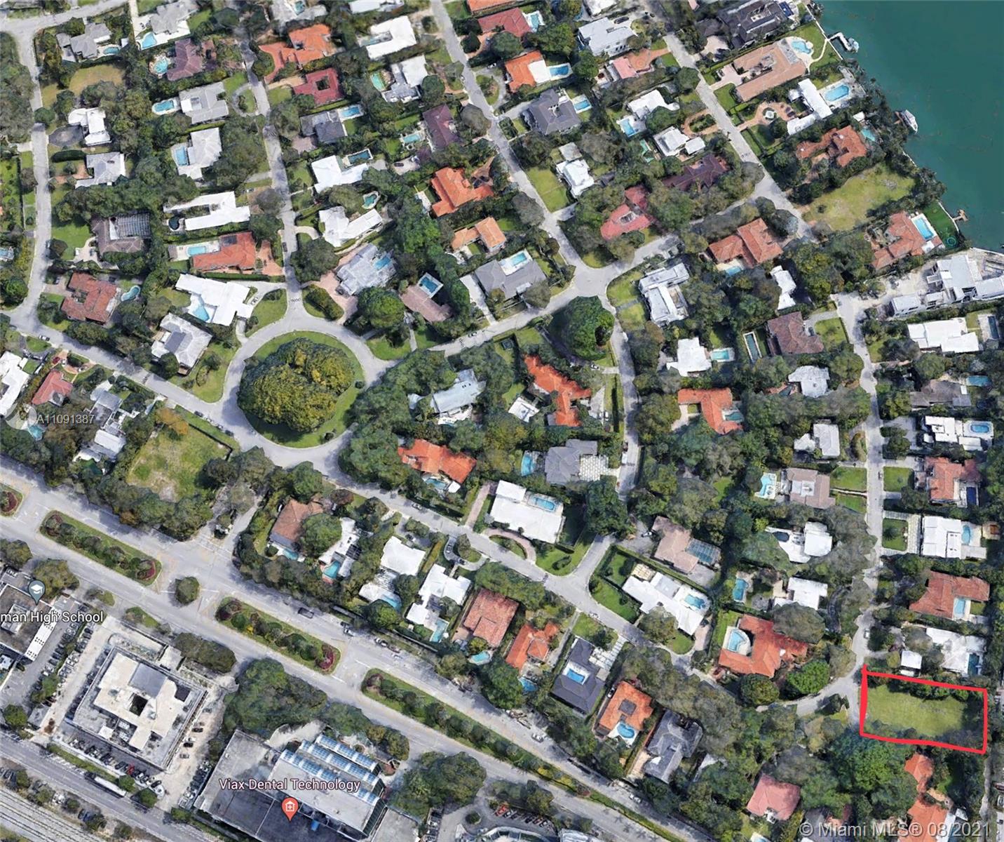 a city view with tall buildings