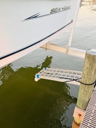 a view of a swimming pool and an ocean