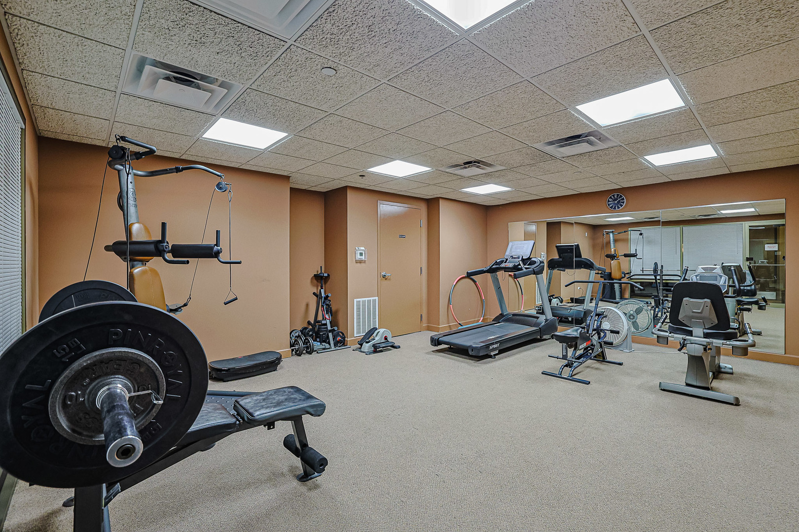 8300 Callie Avenue, Unit 311 Morton Grove, IL 60053 - Photo 19 of 21 a view of a room with gym equipment