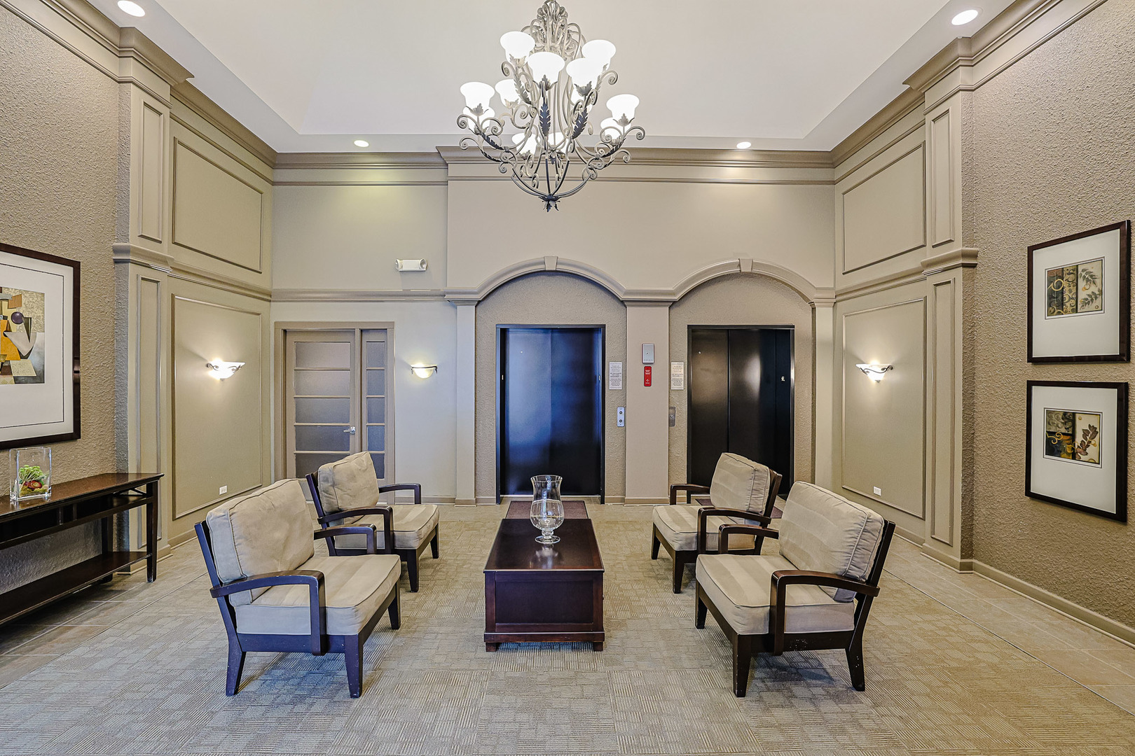 8300 Callie Avenue, Unit 311 Morton Grove, IL 60053 - Photo 3 of 21 a lobby with furniture