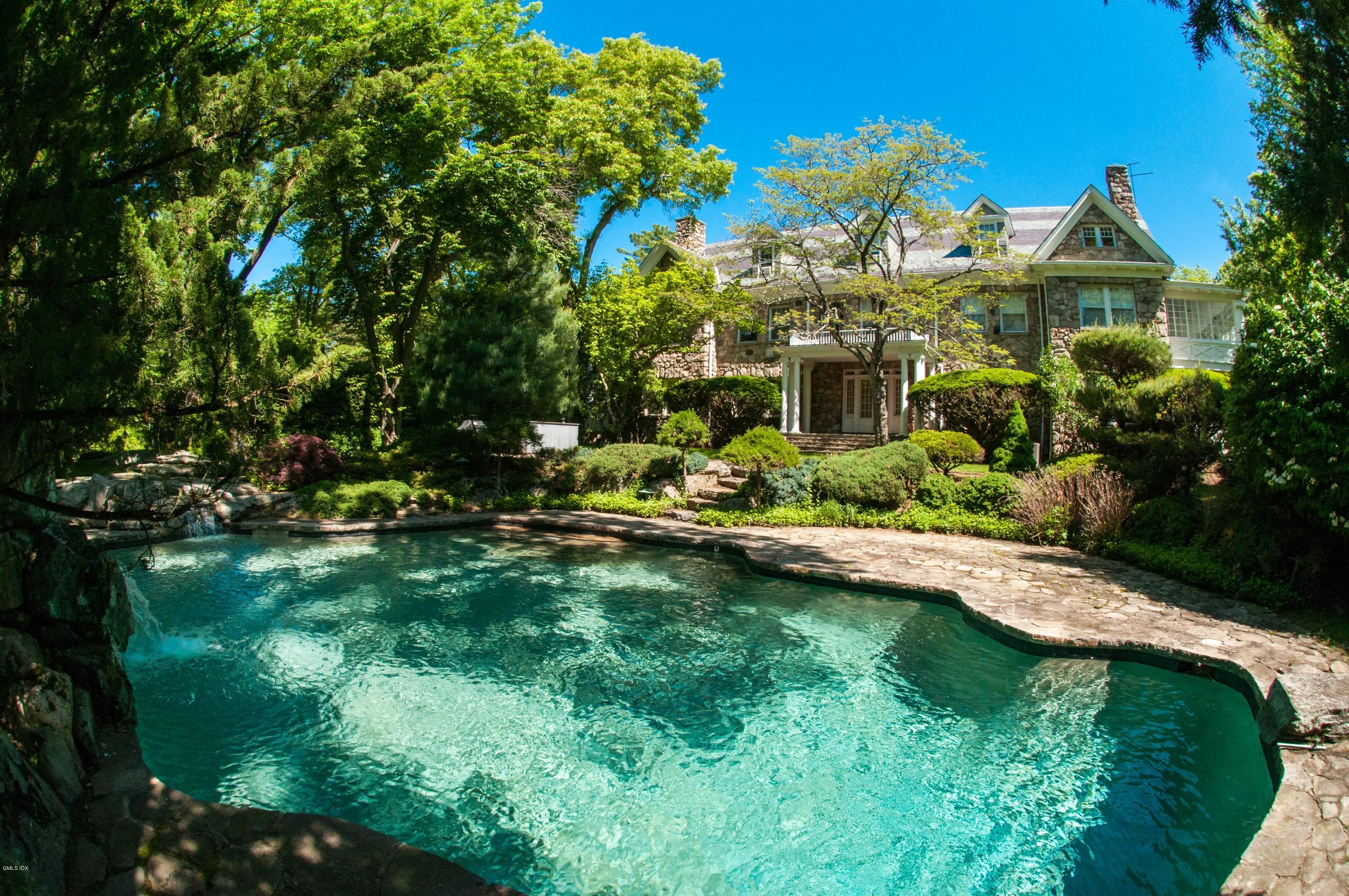 105 Dingletown Road Greenwich, CT 06830 - Photo 2 of 65 View of Pool & South Side of Home