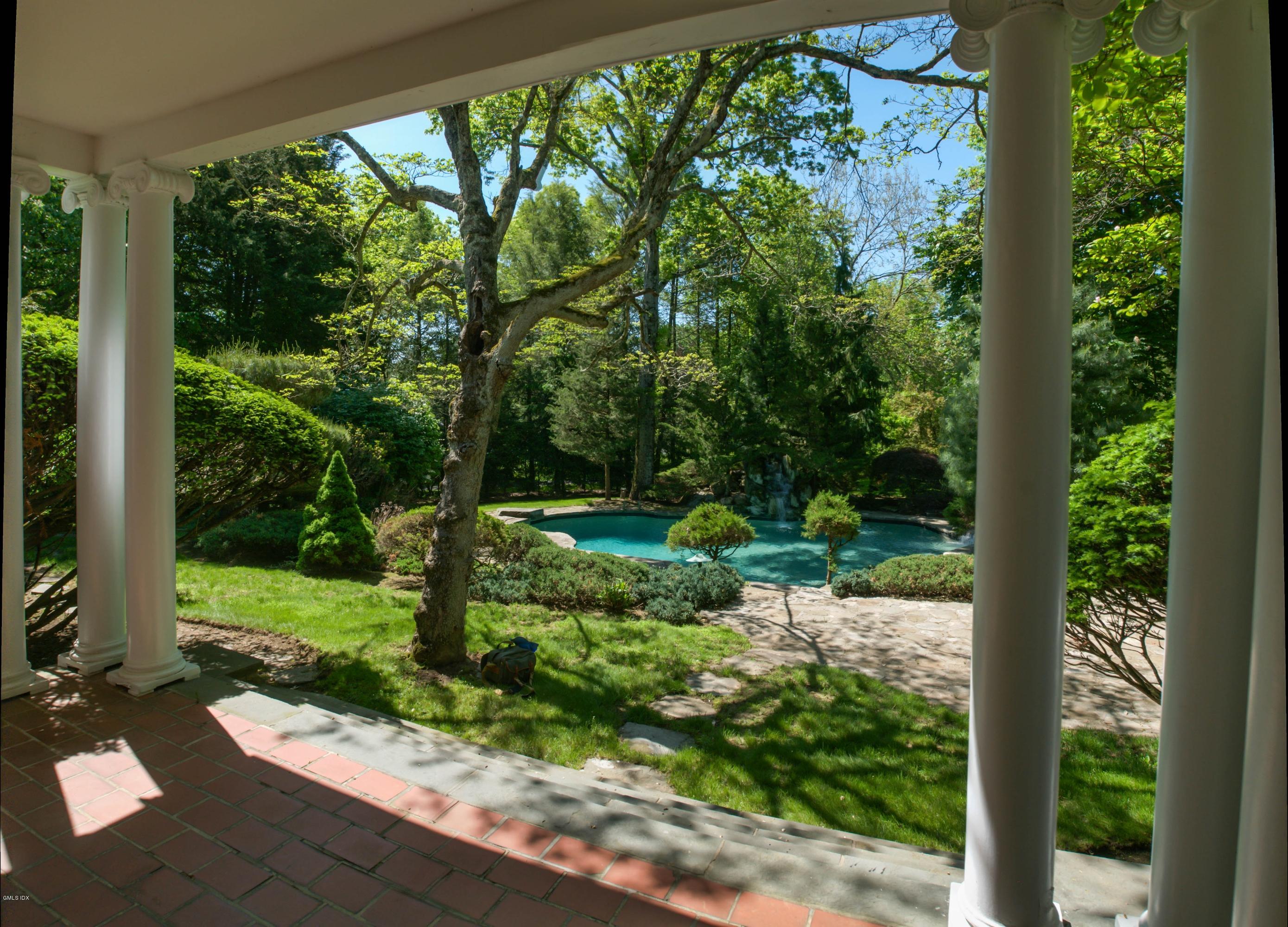 105 Dingletown Road Greenwich, CT 06830 - Photo 49 of 65 View from South Porch