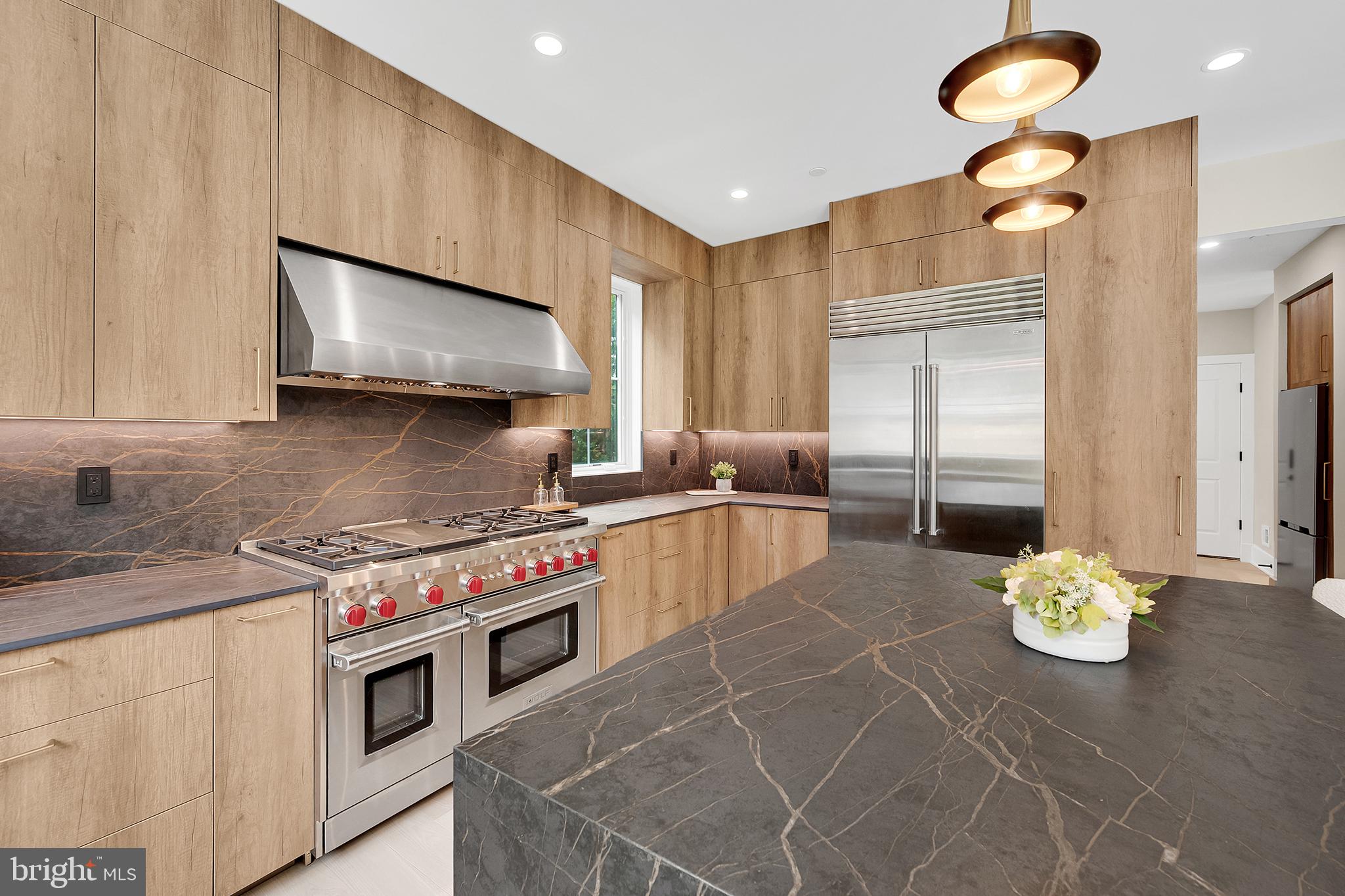 4708 Rosedale Avenue Bethesda, MD 20814 - Photo 25 of 69 Sleek modern kitchen with elegant finishes.