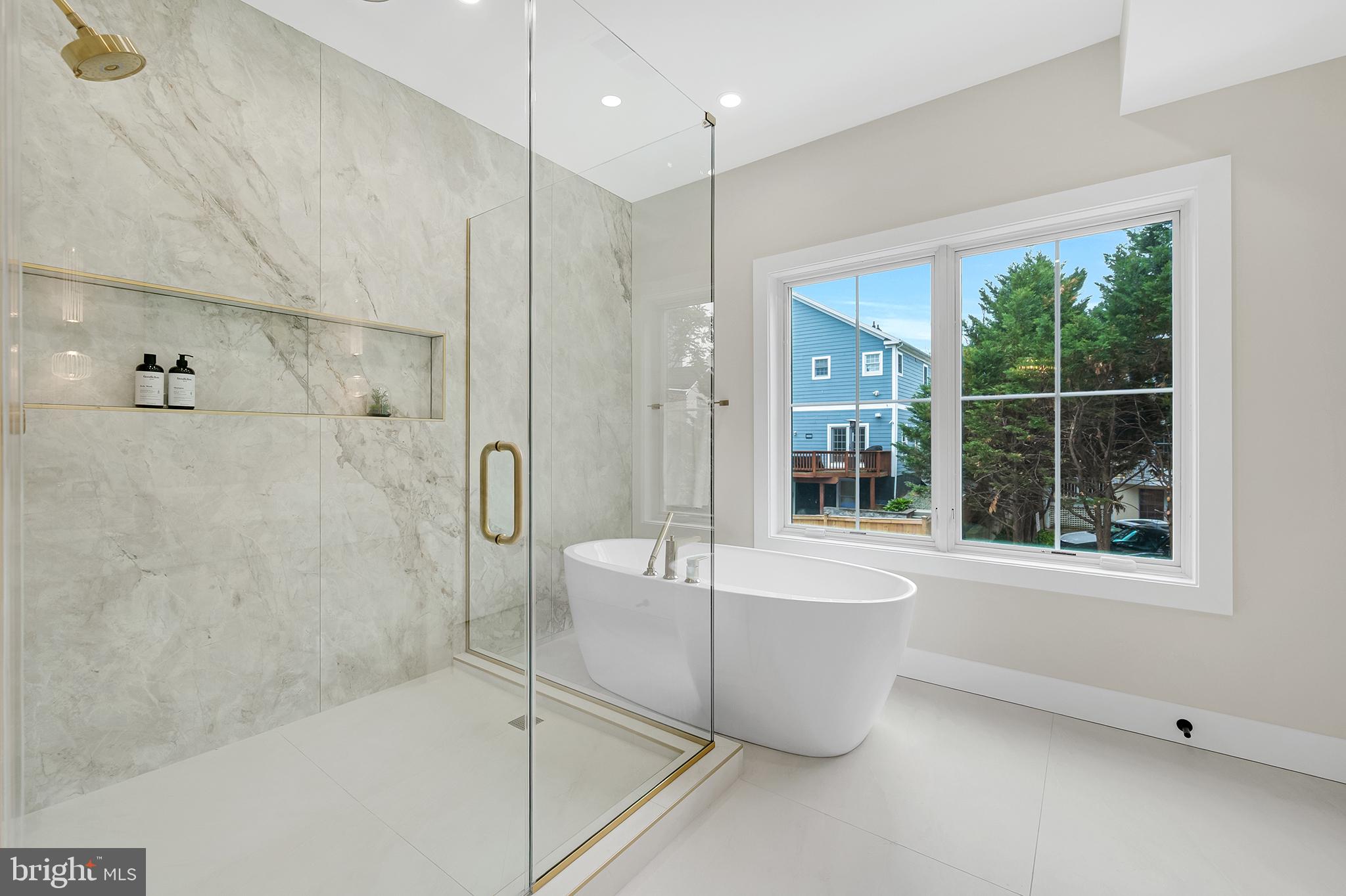 4708 Rosedale Avenue Bethesda, MD 20814 - Photo 32 of 69 Serene spa-like bathroom retreat.