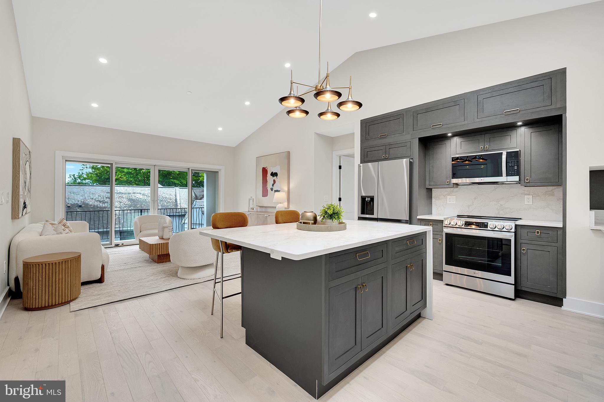 4708 Rosedale Avenue Bethesda, MD 20814 - Photo 45 of 69 Modern kitchen with stylish elegance.