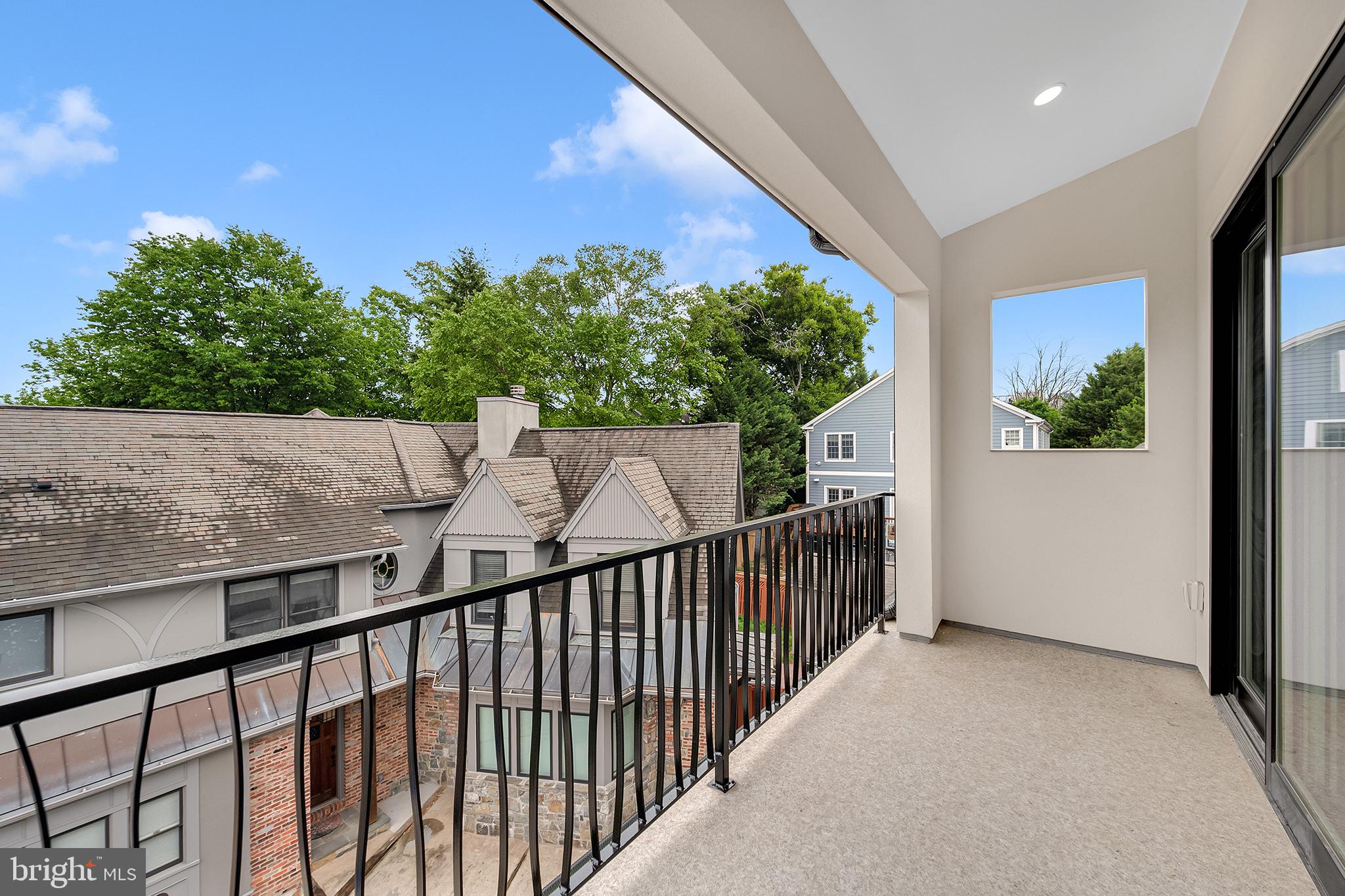 4708 Rosedale Avenue Bethesda, MD 20814 - Photo 57 of 69 Sunny balcony with serene views.